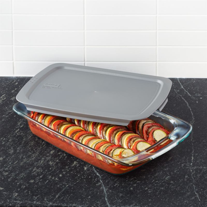 Pyrex Rectangular Baking Dish with Lid + Reviews