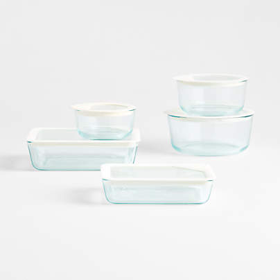 Pyrex Ultimate 10-Piece Glass Food Storage Set