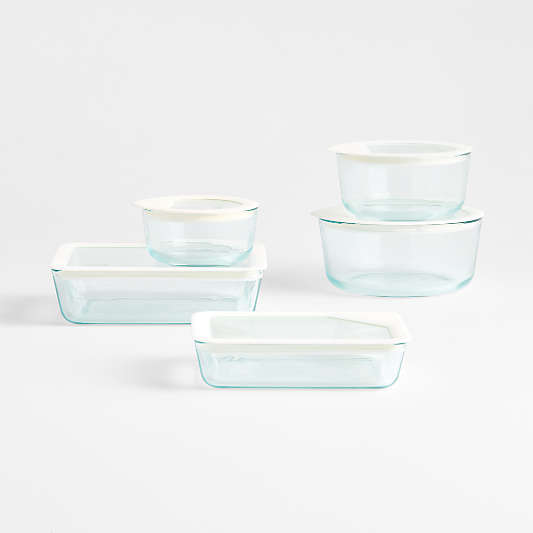 Pyrex Ultimate 10-Piece Glass Food Storage Set