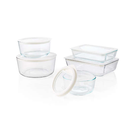 Pyrex Ultimate 10-Piece Glass Food Storage Set