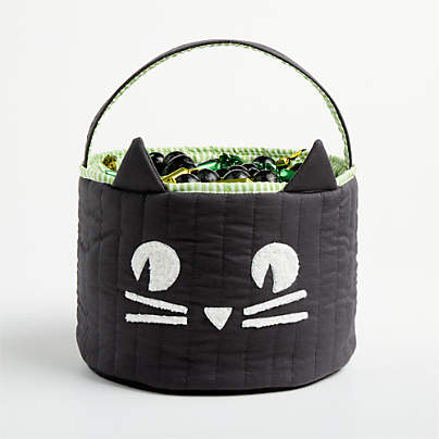 Quilted Cat Kids Halloween Treat Bag