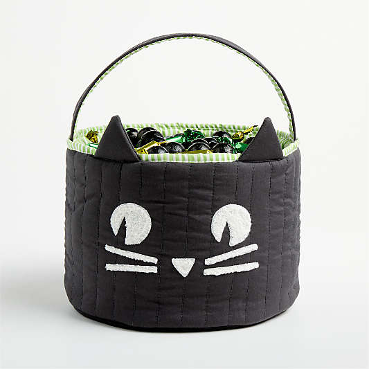 Quilted Cat Kids Halloween Treat Bag