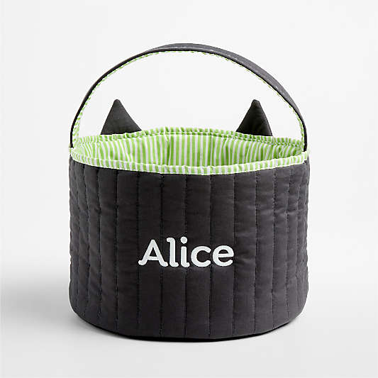 Quilted Cat Kids Halloween Treat Bag