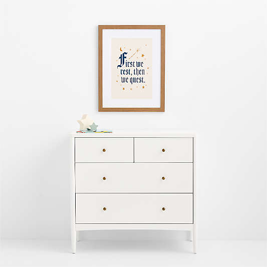 Quest 18x26 Wall Art Print in Walnut Frame