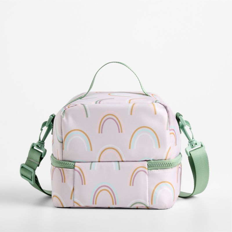 Asha Rainbow Dual Compartment Soft Insulated Kids Lunch Box - image 4 of 8