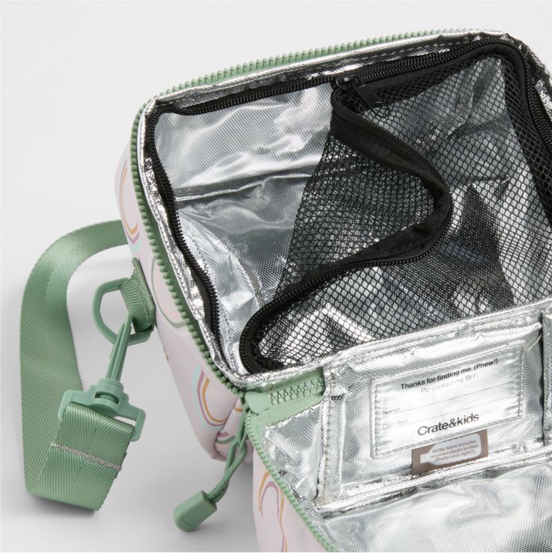 Asha Rainbow Dual Compartment Soft Insulated Kids Lunch Box - image 6 of 8
