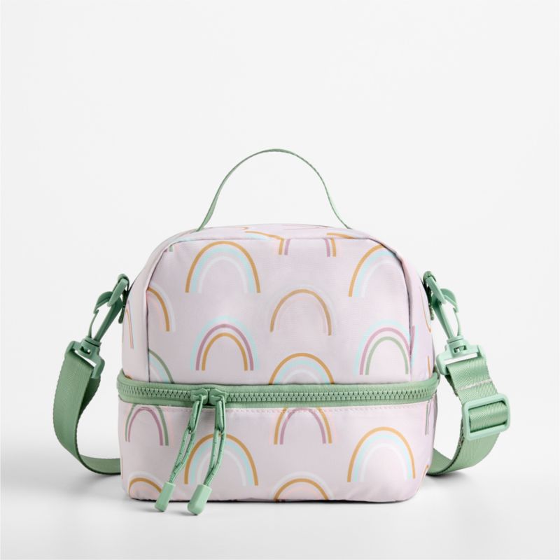Asha Rainbow Dual Compartment Soft Insulated Kids Lunch Box - image 3 of 8