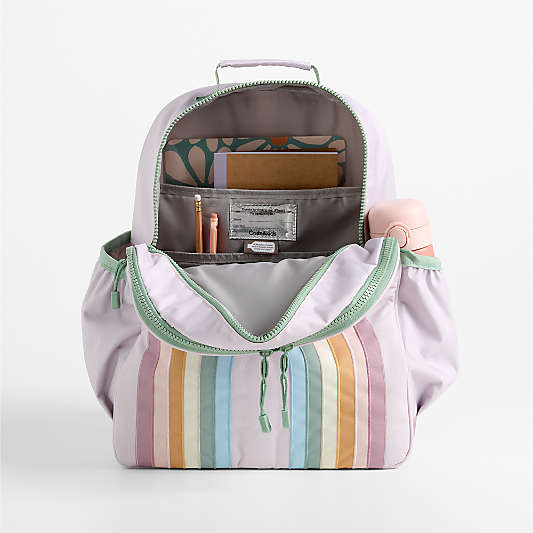 Asha Rainbow Large Kids Backpack with Side Pockets
