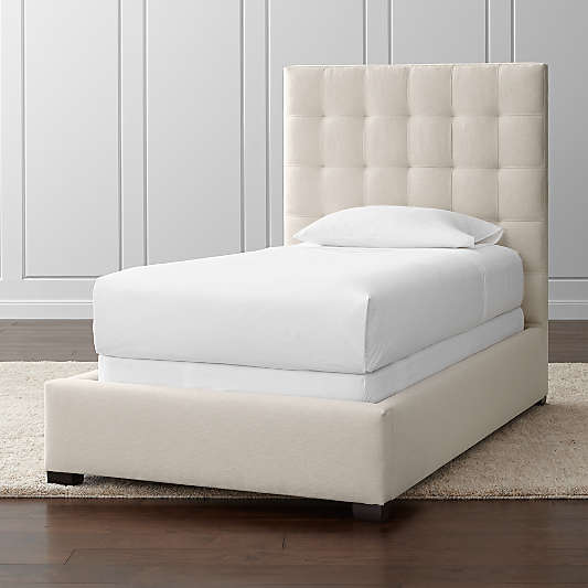 Quadrant Upholstered Twin Bed