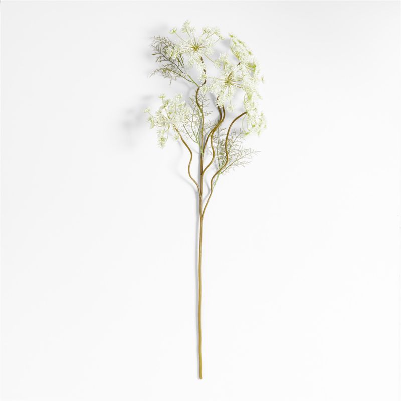 30 Queen Anne's Lace Faux Flower Stem