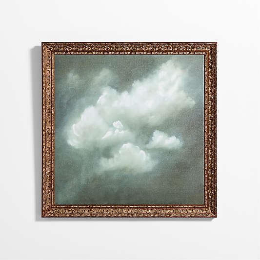 "Queen of the Clouds" by Tessa Brown 38.75"x38.75" Framed Wall Art Print