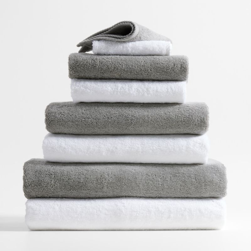 Quick-Dry Ash Organic Cotton Bath Sheet