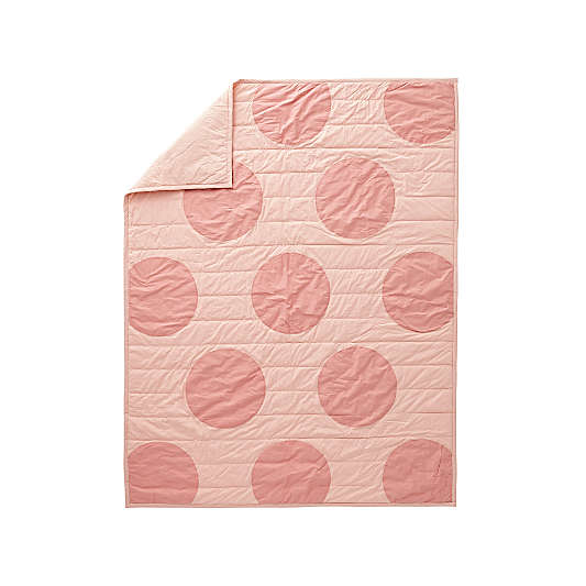 Pink Polka Dot Full-Queen Quilt