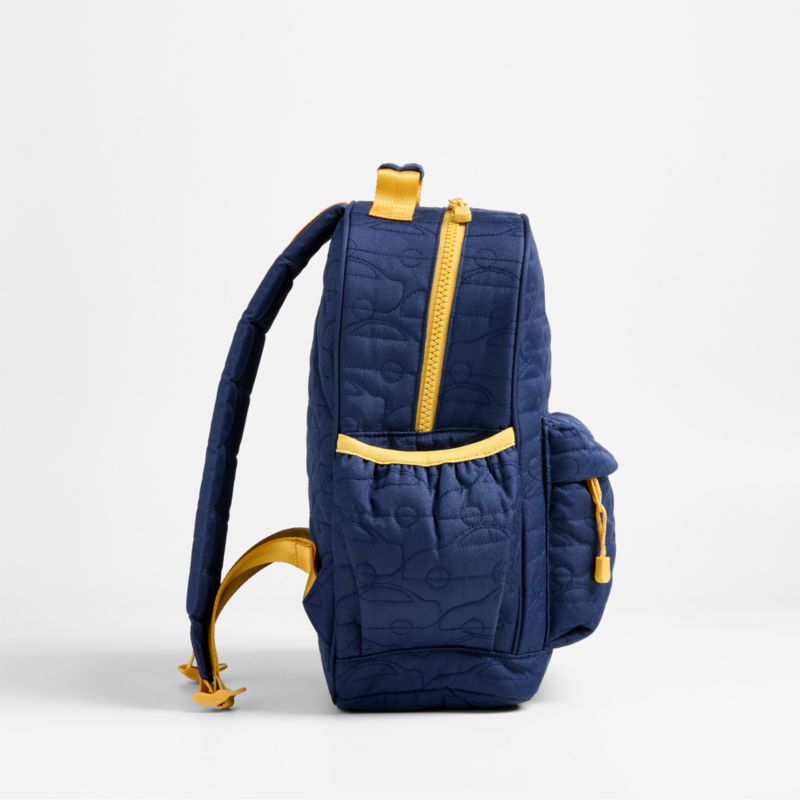 Quilted Blue Car Kids Backpack Bundle - image 2 of 12