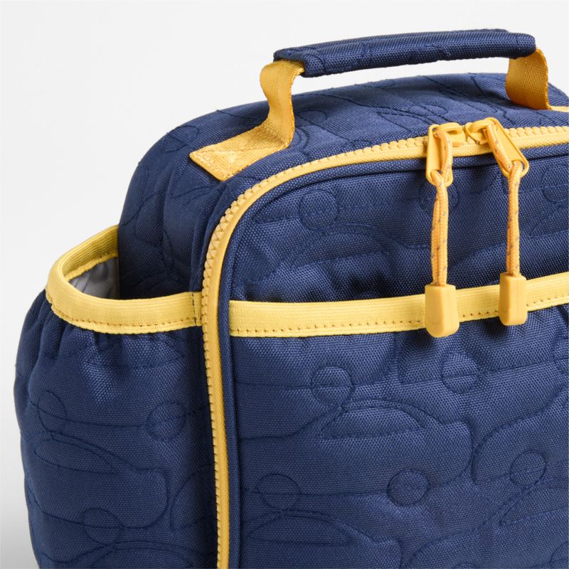 Quilted Blue Car Kids Backpack Bundle - image 6 of 12