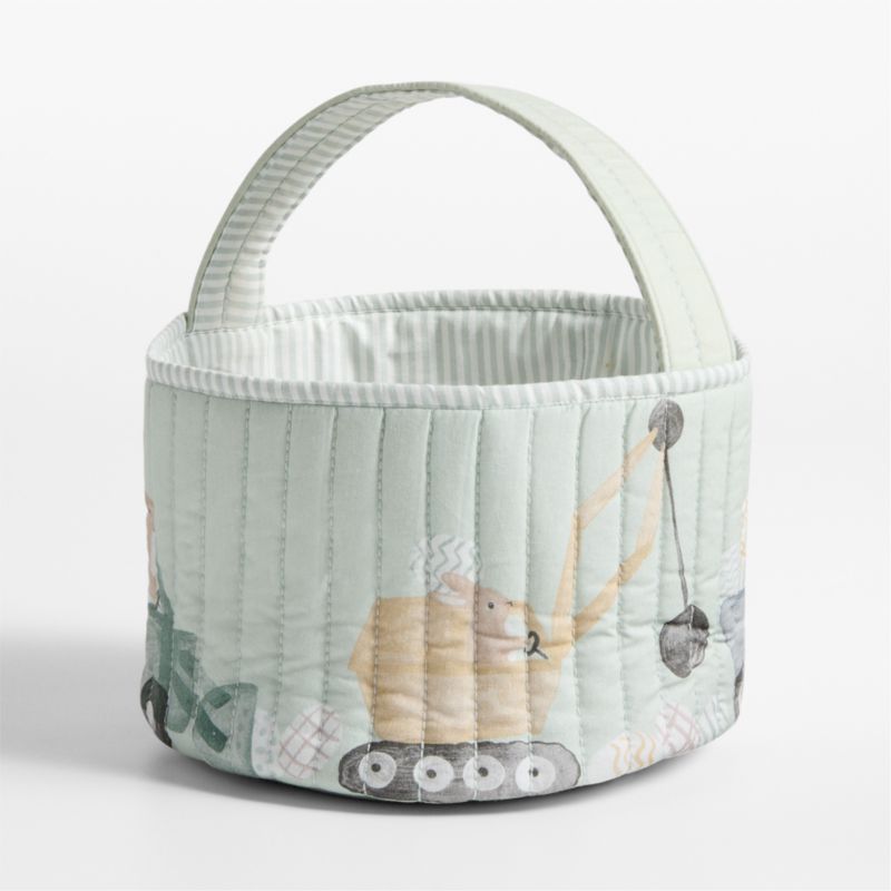 Quilted Construction Kids Easter Basket - image 2 of 5