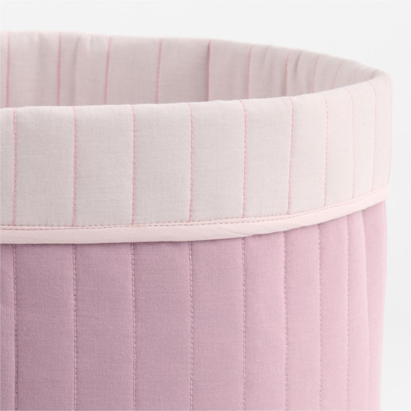 Quilted Hushed Violet Purple Floor Storage Bin - image 5 of 6