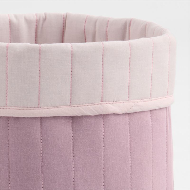 Quilted Hushed Violet Purple Shelf Storage Bin - image 5 of 6