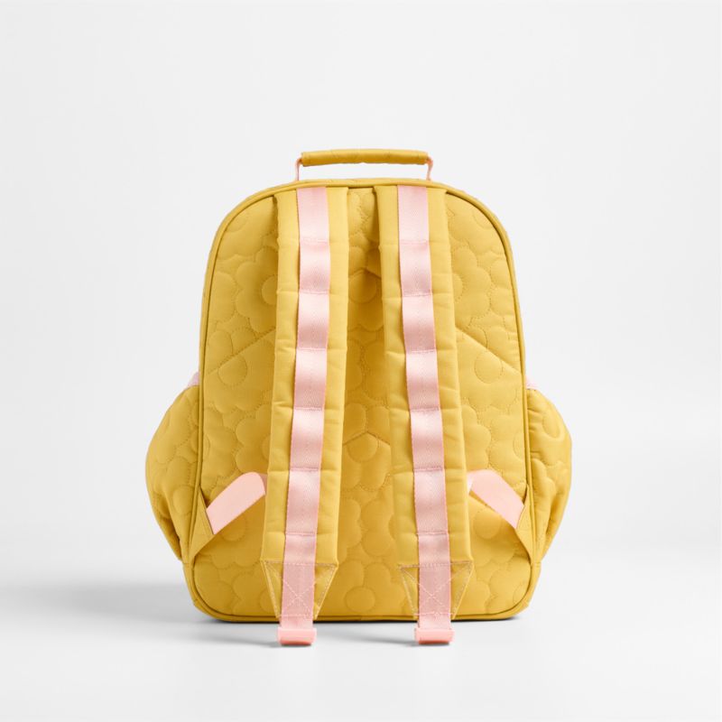 Quilted Yellow Flower Medium Kids Backpack with Side Pockets + Reviews ...