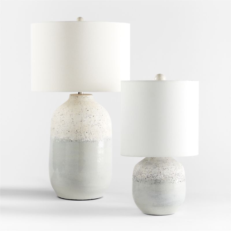 Quinn Large White Ceramic Table Lamp