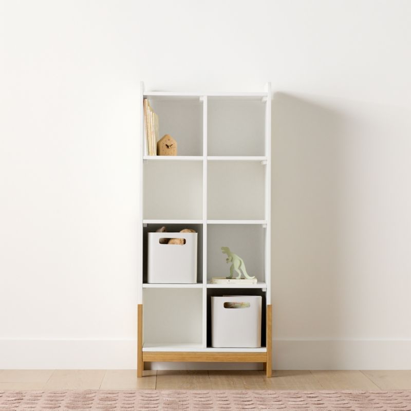 Rue White Wood 5-Shelf Narrow Bookcase - image 6 of 14