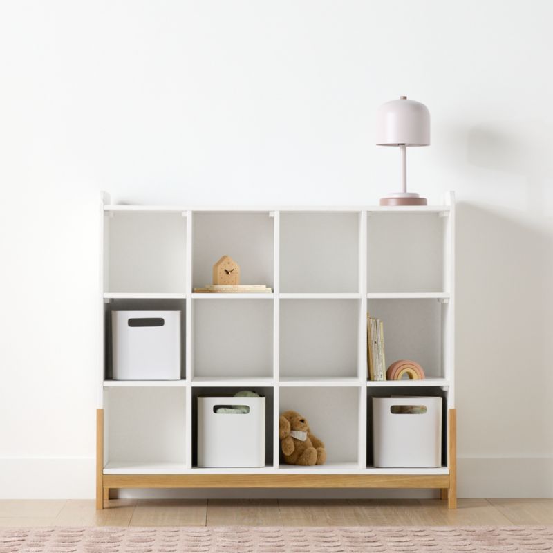 Rue 52" White Wood 12-Cube Bookcase - image 2 of 13