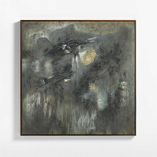 "Lava Rock" by Ruby 55" x 55" Framed Wall Art Print