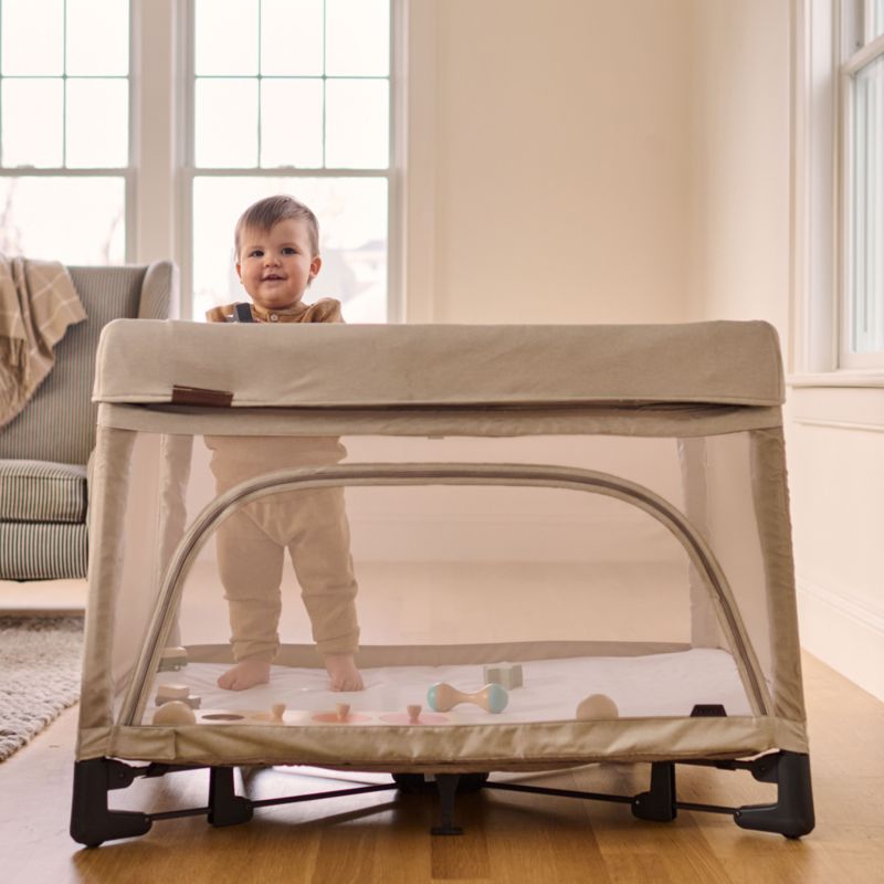 UPPAbaby ® REMI Charlie Beige Play Yard/Portable Crib - image 1 of 11