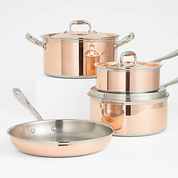 Calphalon Tri Ply Copper 10 Piece Cookware Set - Macy's