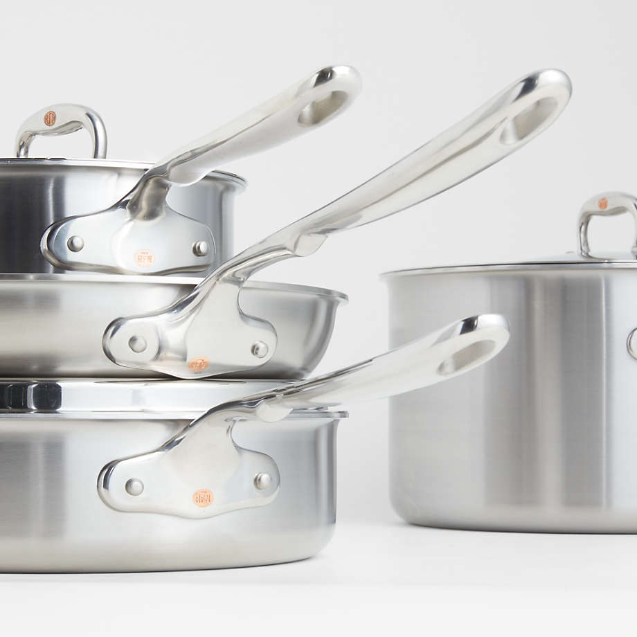 D3 Stainless 7 Piece Pots and Pans Cookware Set