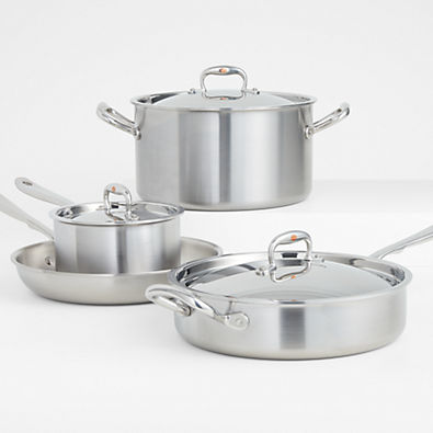 View RFN by Ruffoni Stainless Steel 7-Piece Cookware Set details