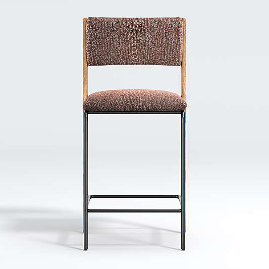 Raaf Burgundy Counter Stool