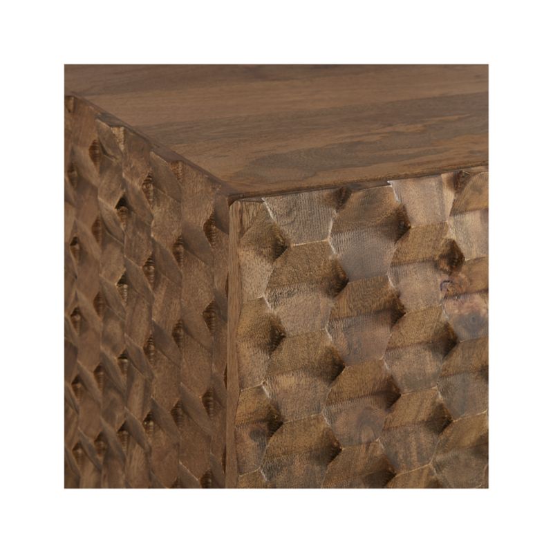 Raffael Carved Wood Storage Media Console - image 10 of 15