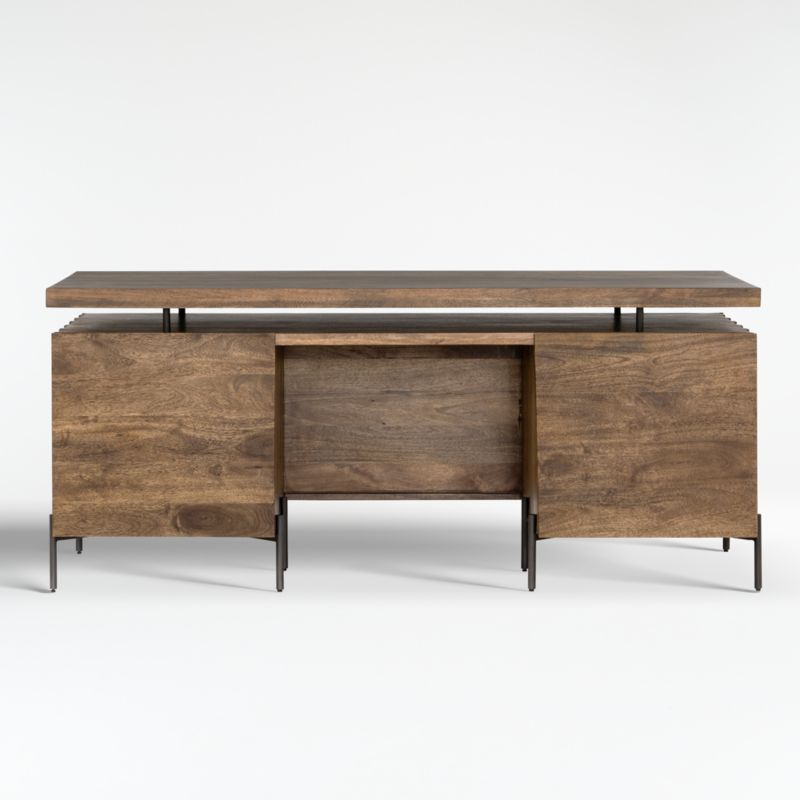 Raffael Carved Wood Executive Desk - image 6 of 11