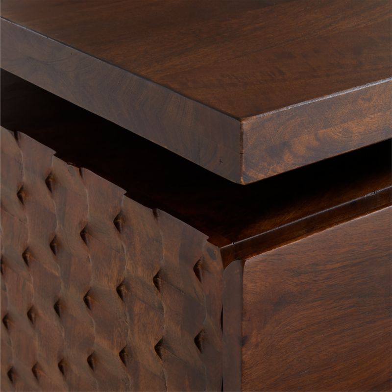 Raffael Carved Wood Executive Desk - image 7 of 11