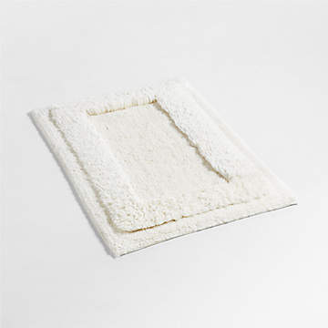 Rylan Organic Cotton Silver Bath Mat 18x24 + Reviews