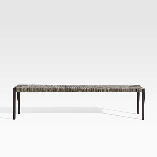 Railay All-Weather Woven Wicker Outdoor Dining Bench