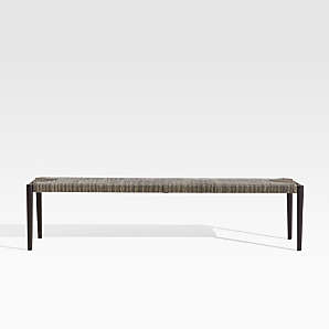 Outdoor Dining Benches Patio Furniture Crate And Barrel