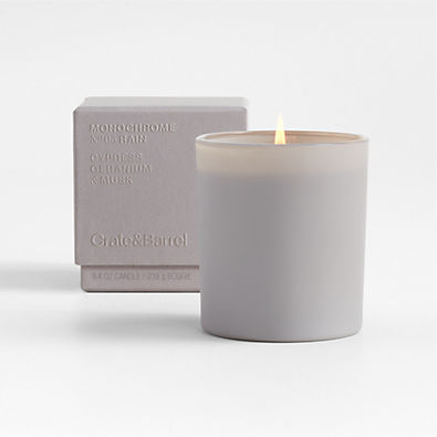 View Monochrome No. 5 Rain 1-Wick Scented Candle - Cypress, Geranium and Musk details