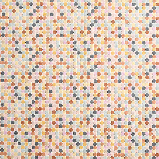 Rainbow Dot Wool Kids 12"x18" Rug Swatch