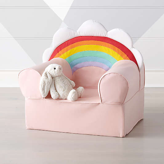 Large Rainbow Kids Lounge Nod Chair