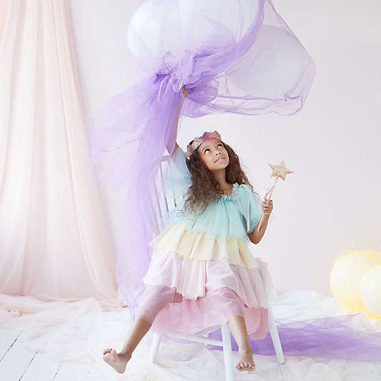Meri Meri Rainbow Ruffle Kids Princess Costume