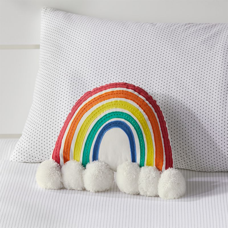 Rainbow Throw Pillow + Reviews | Crate 
