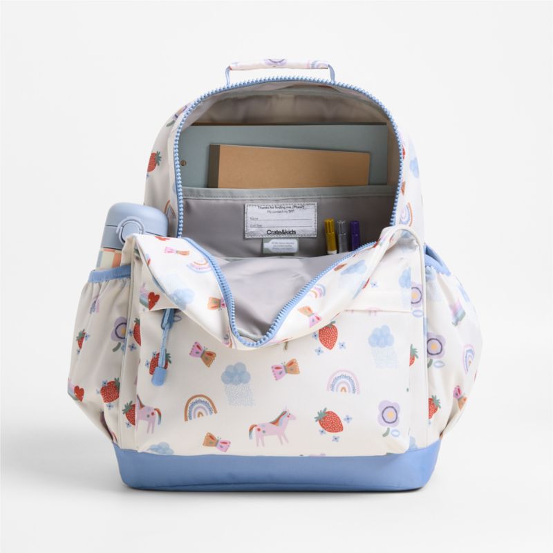 Rainbows and Unicorns Kids Backpack with Side Pockets