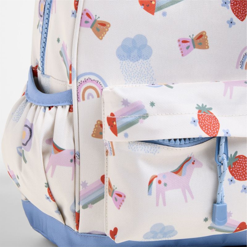 Rainbows and Unicorns Small Kids Backpack with Side Pockets + Reviews ...