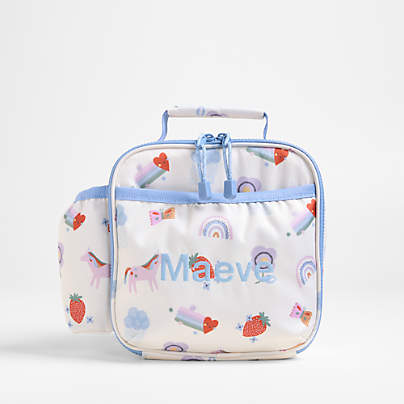 Rainbows and Unicorns Soft Insulated Kids Lunch Box