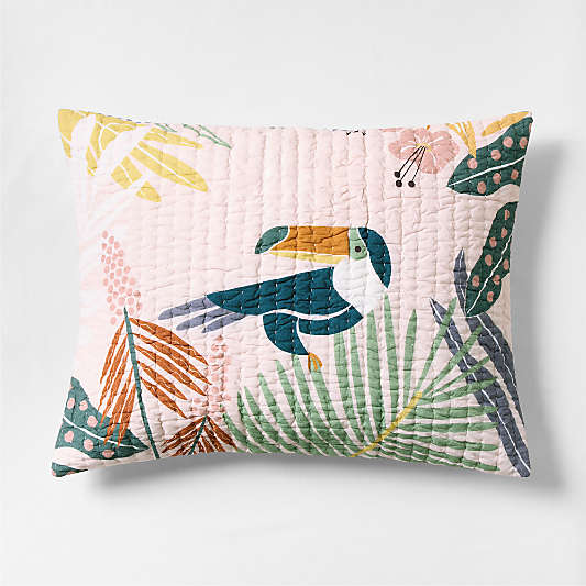 Rainforest Dreams Organic Cotton Kids Pillow Sham