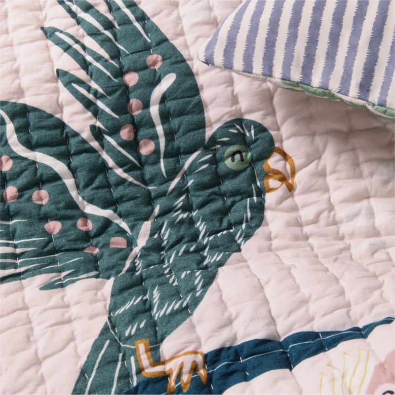 Rainforest Dreams Organic Cotton Kids Full/Queen Quilt - image 7 of 10