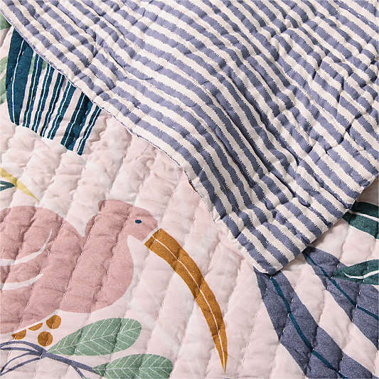 Rainforest Dreams Organic Cotton Kids Quilt