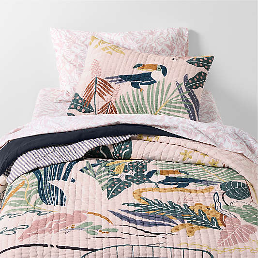 Rainforest Dreams Organic Cotton Kids Quilt Bedding Set